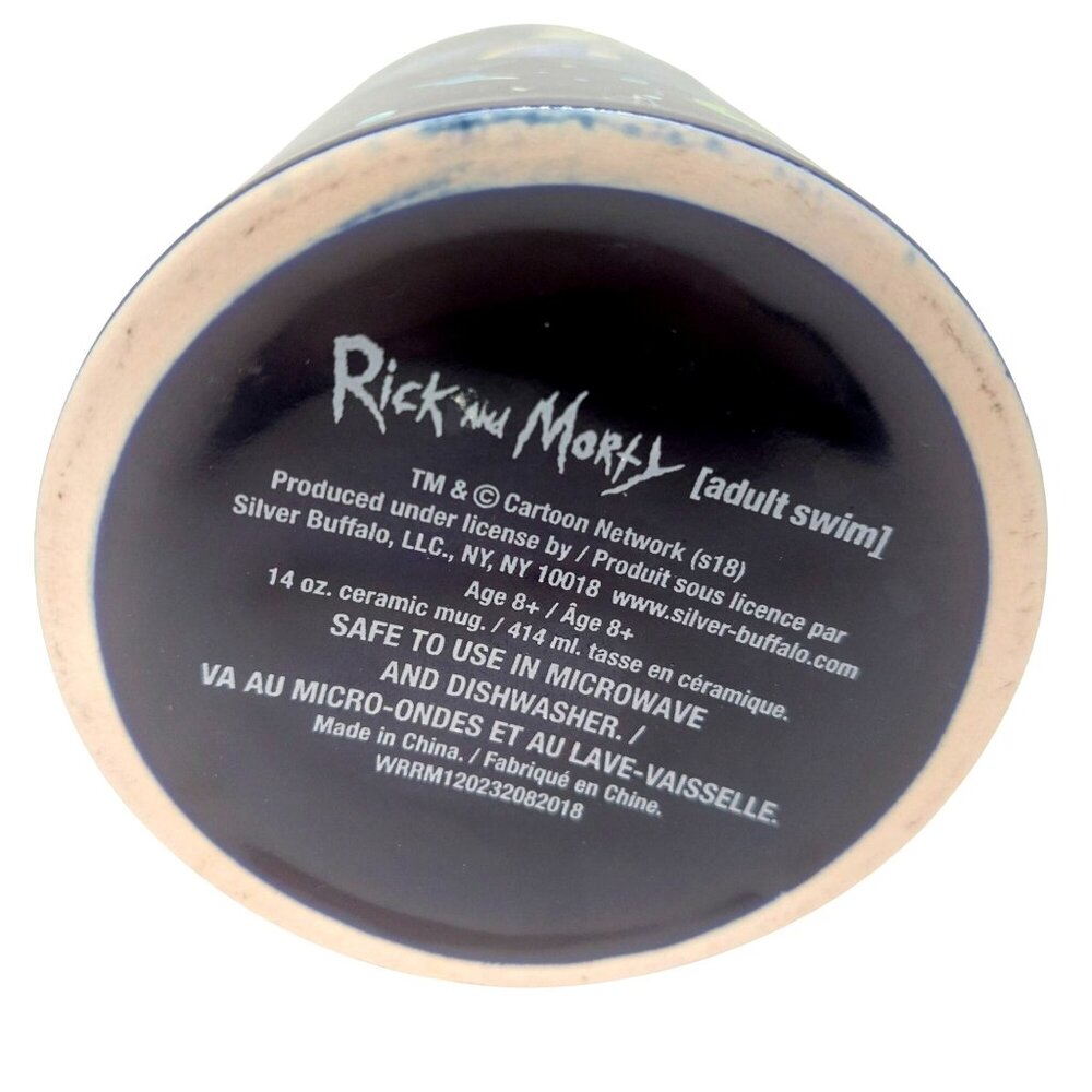 Rick & Morty In Spaceship 14 Oz Ceramic Mug - Picture 6 of 6